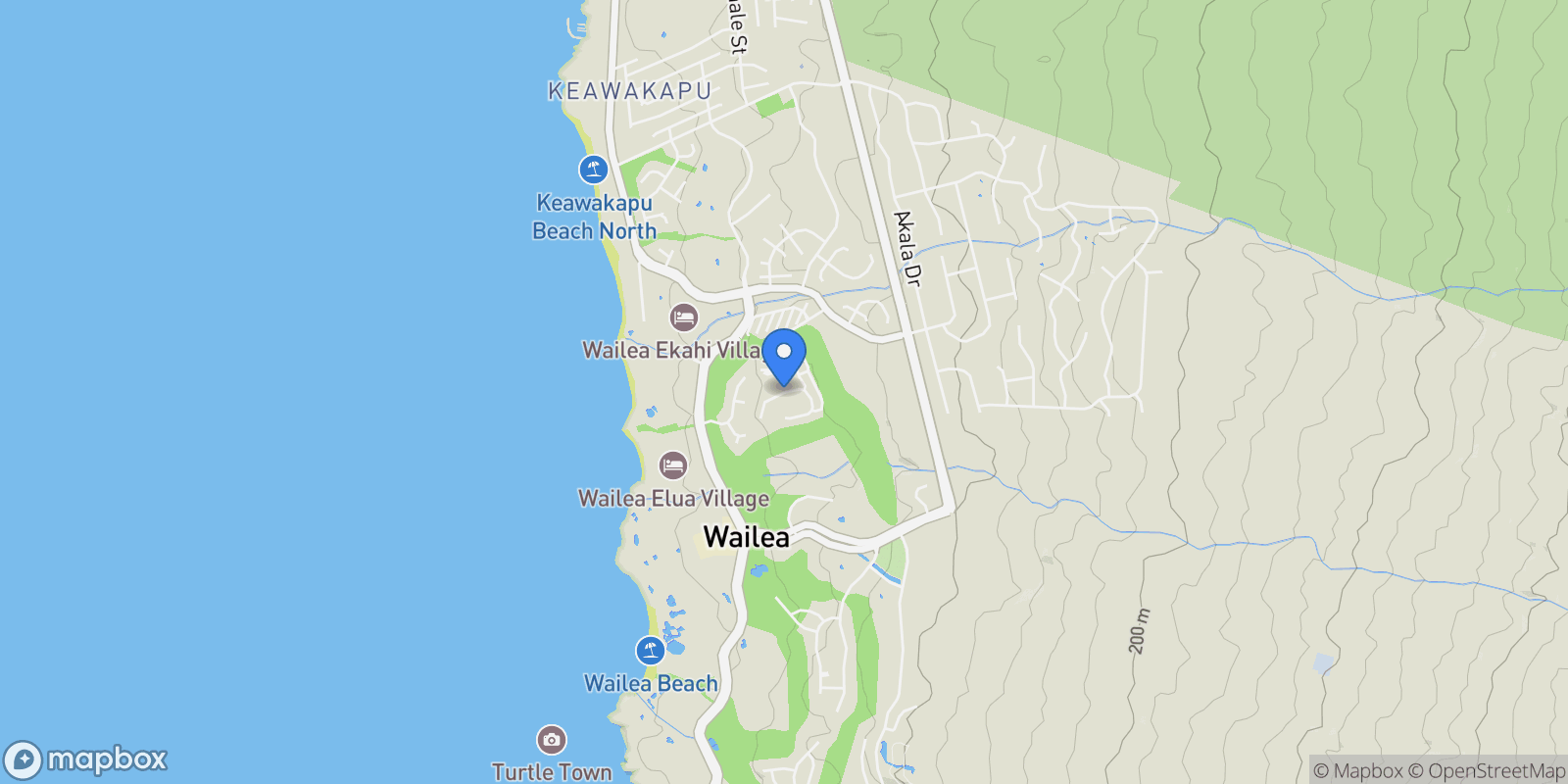 Map showing 61 Kainehe Pl, Kihei, HI 96753, Kihei, Hawaii, United States.
