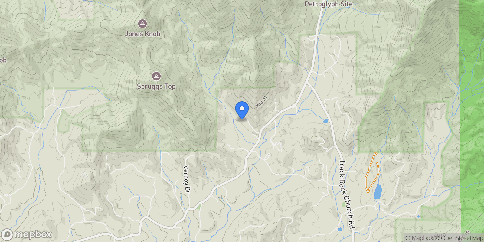 Map showing Blairsville, Georgia, United States.