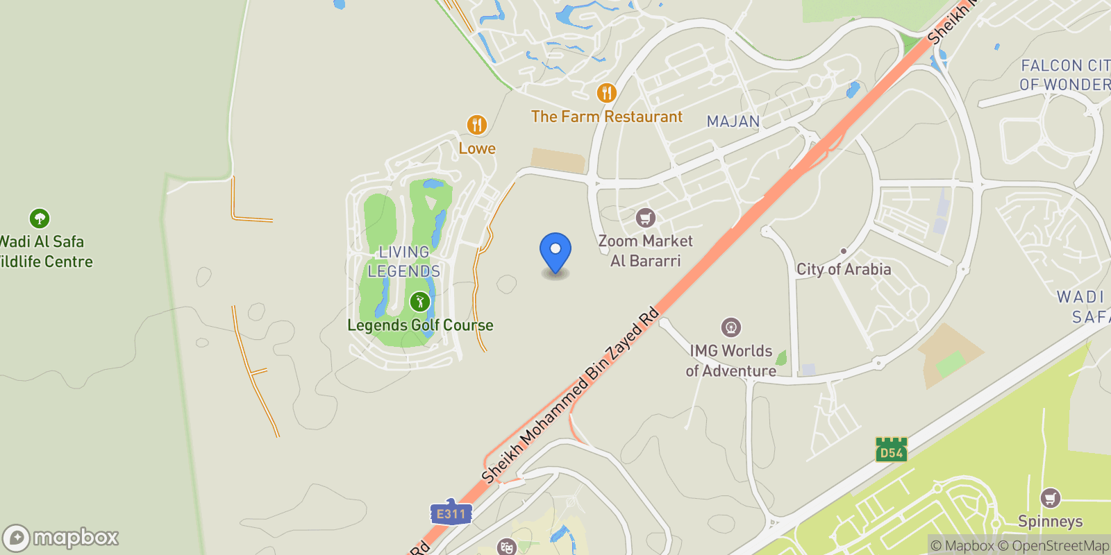 Map showing Dubai, Dubai, United Arab Emirates.