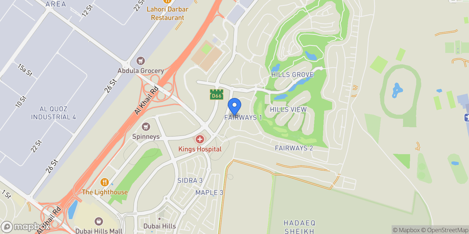 Map showing Dubai, Dubai, United Arab Emirates.