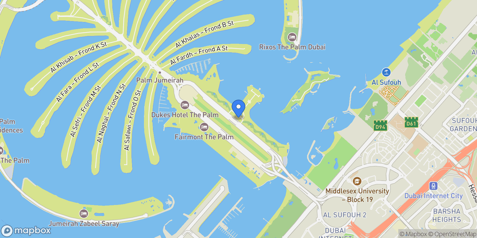 Map showing Dubai, Dubai, United Arab Emirates.