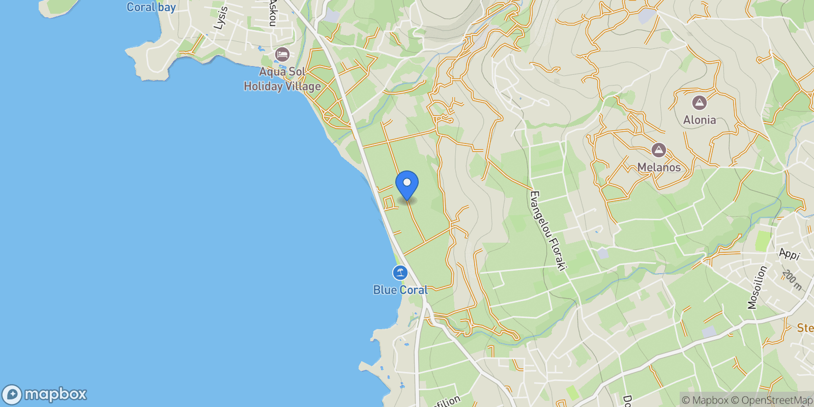 Map showing Potima, Cyprus, Potima, Paphos, Cyprus.