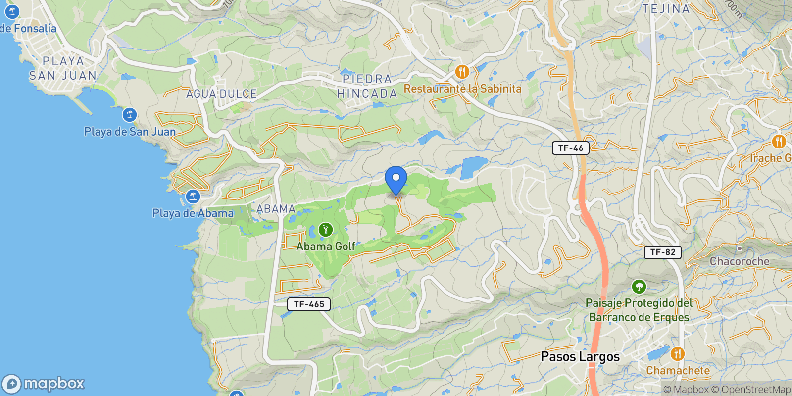 Map showing C. Emilia Pardo Bazán, 4, 38687, Santa Cruz de Tenerife, Spain, Guia de Isora, Canary Islands, Spain.