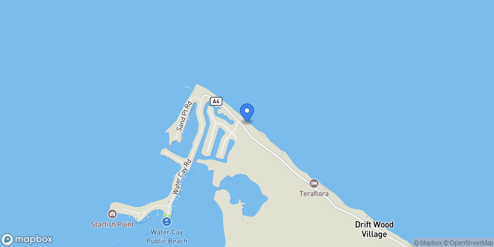 Map showing 1936 Rum Point Drive, No Big Ting, Cayman Kai, 04~, Rum Point, North Side, Cayman Islands.
