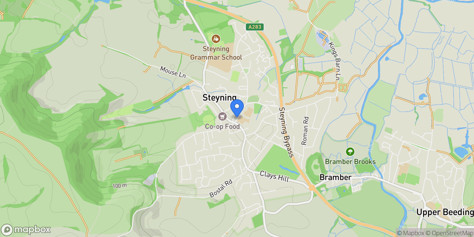 Map showing 8 Church Street, Steyning, BN44 3YB, Steyning, England, United Kingdom.