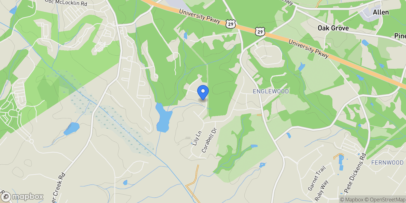Map showing 1931 Blazing Star Court, Winder, Georgia, United States.