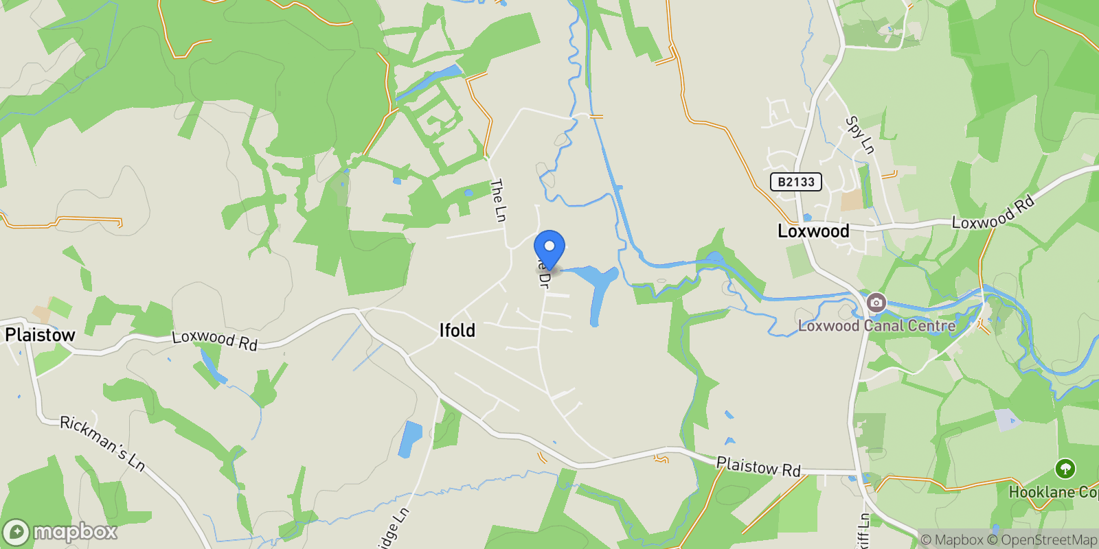 Map showing Southlawn, The Drive, Ifold, RH14 0TD, Ifold, England, United Kingdom.