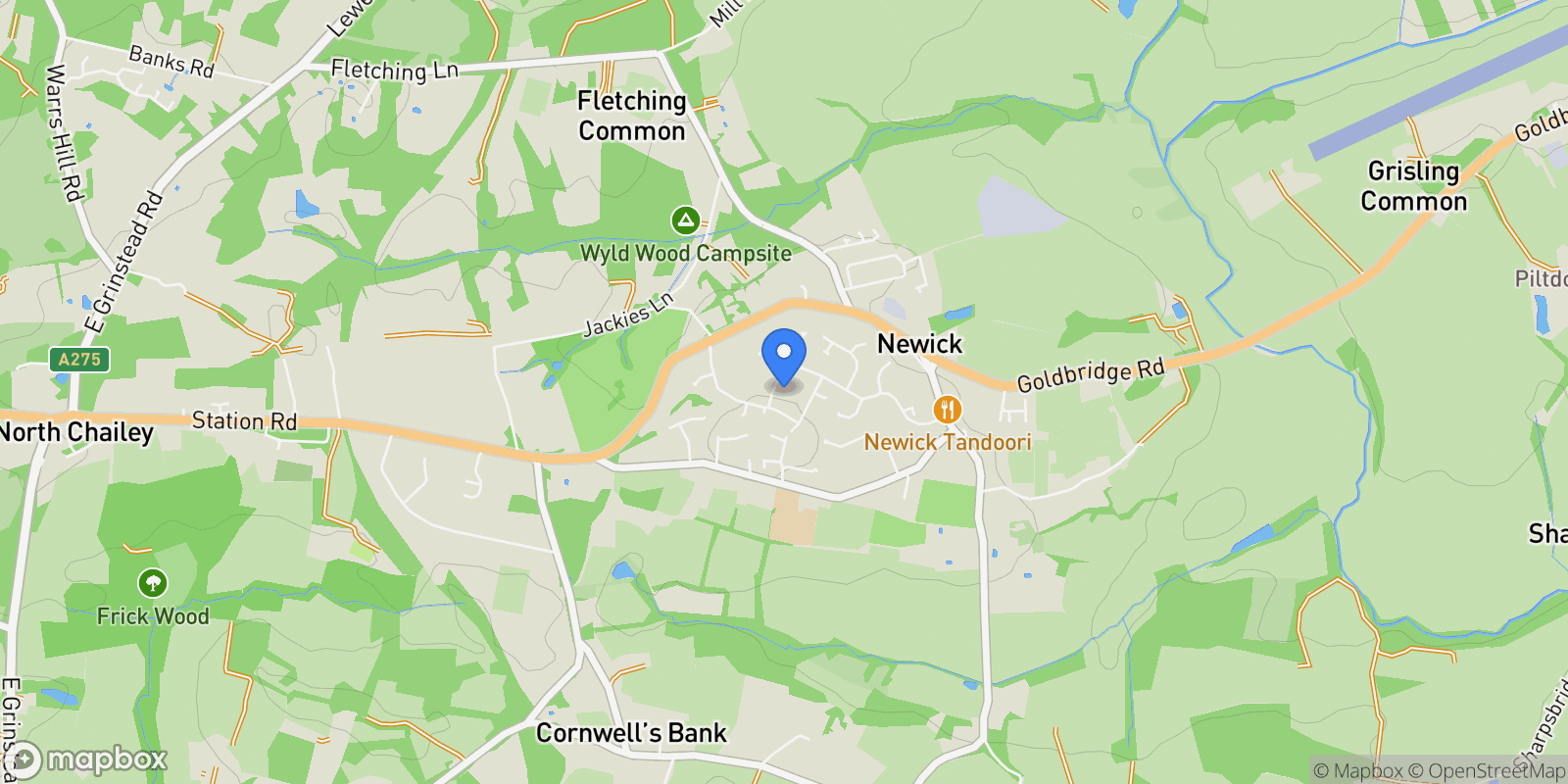 Map showing 3 Vernons Road, Newick, Lewes, BN8 4NF, Newick, England, United Kingdom.