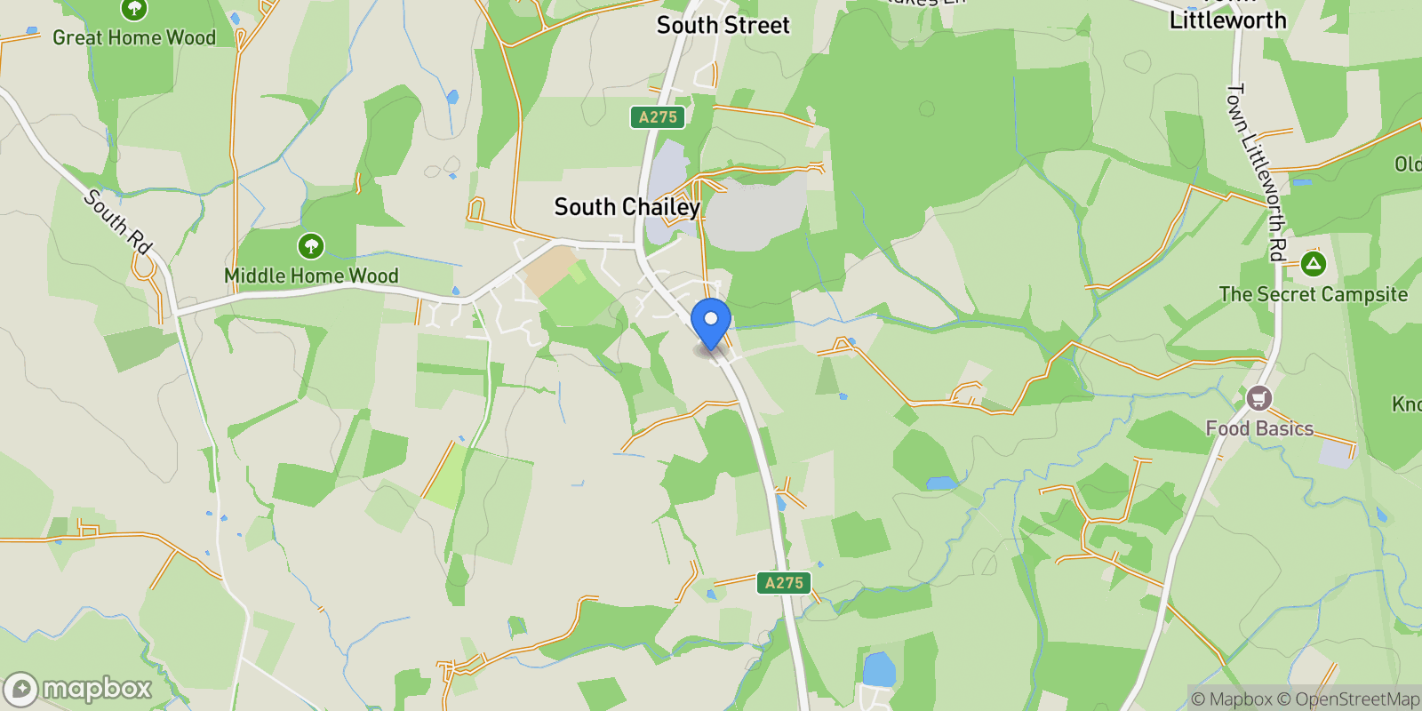 Map showing 3 Swan Court, South Chailey, Lewes, BN8 4BN, South Chailey, England, United Kingdom.