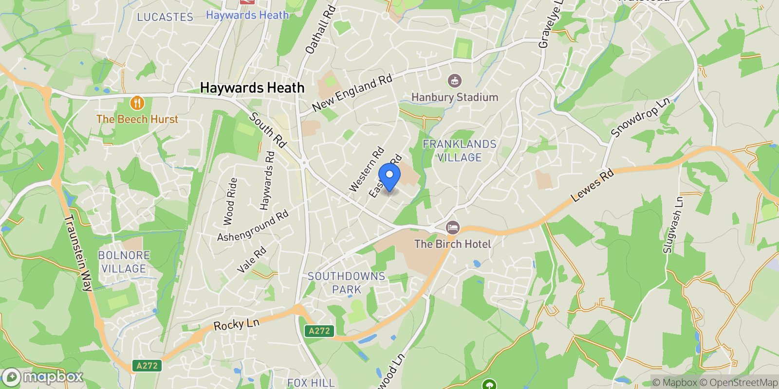 Map showing 35 Dellney Avenue, Haywards Heath, RH16 3LX, Haywards Heath, England, United Kingdom.