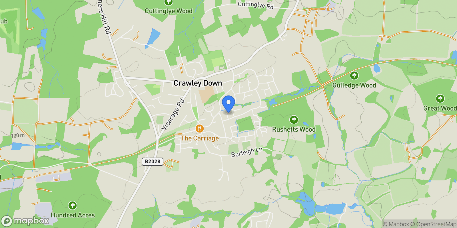 Map showing 6 Alder Close, Crawley Down, Crawley, RH10 4UL, Crawley Down, England, United Kingdom.