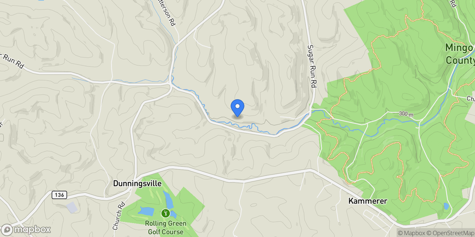Map showing 465 Sugar Run Road, Eighty Four, PA 15330, Eighty Four, Pennsylvania, United States.