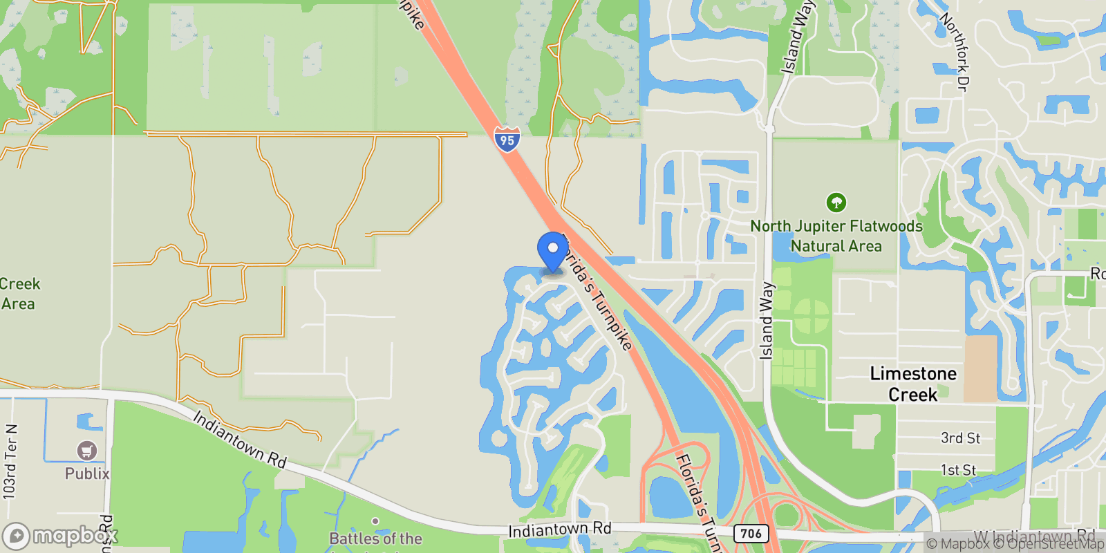 Map showing 314 Sonoma Isles Circle, Jupiter Island, Florida, United States.