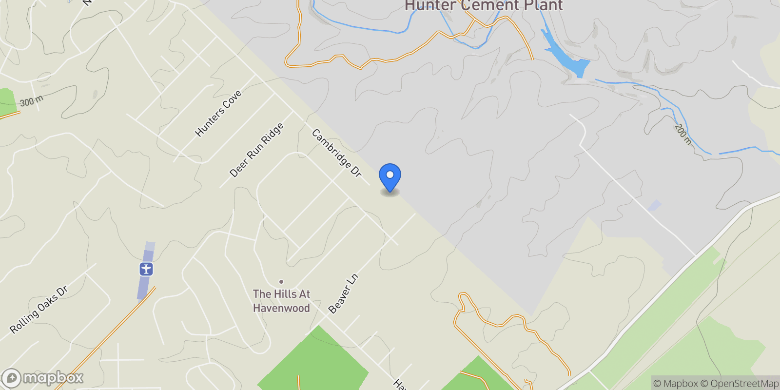 Map showing 728 Deer Run Way, New Braunfels, Texas, United States.