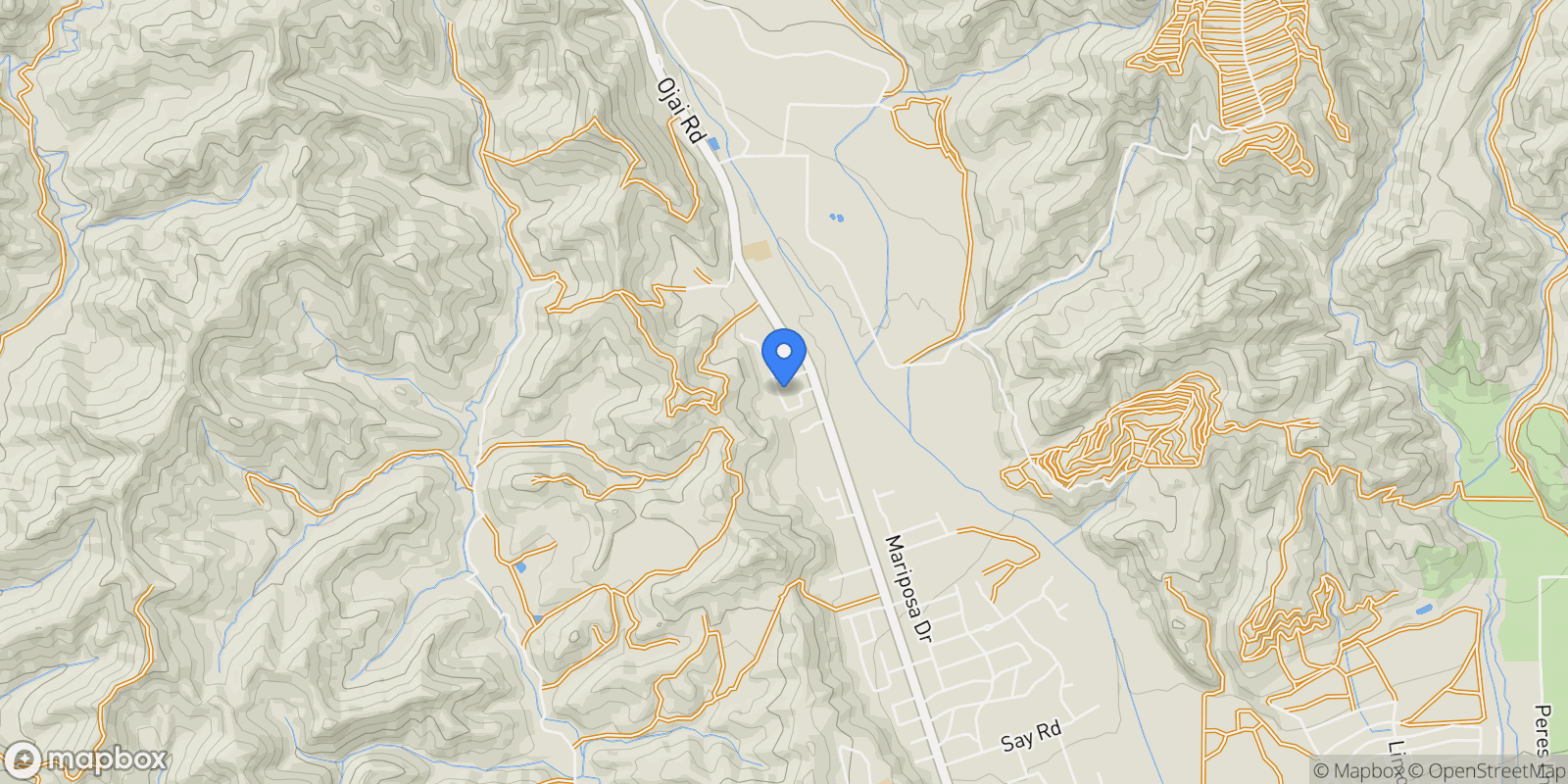Map showing 1733 Cherry Hill Road, Santa Paula, CA 93060, Santa Paula, California, United States.