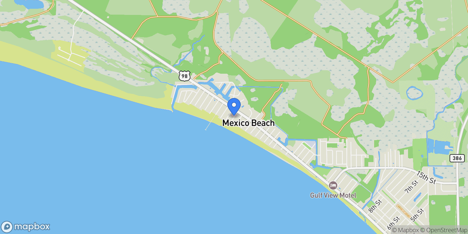 Map showing 0 S 34th Street, Port St. Joe, Florida, United States.