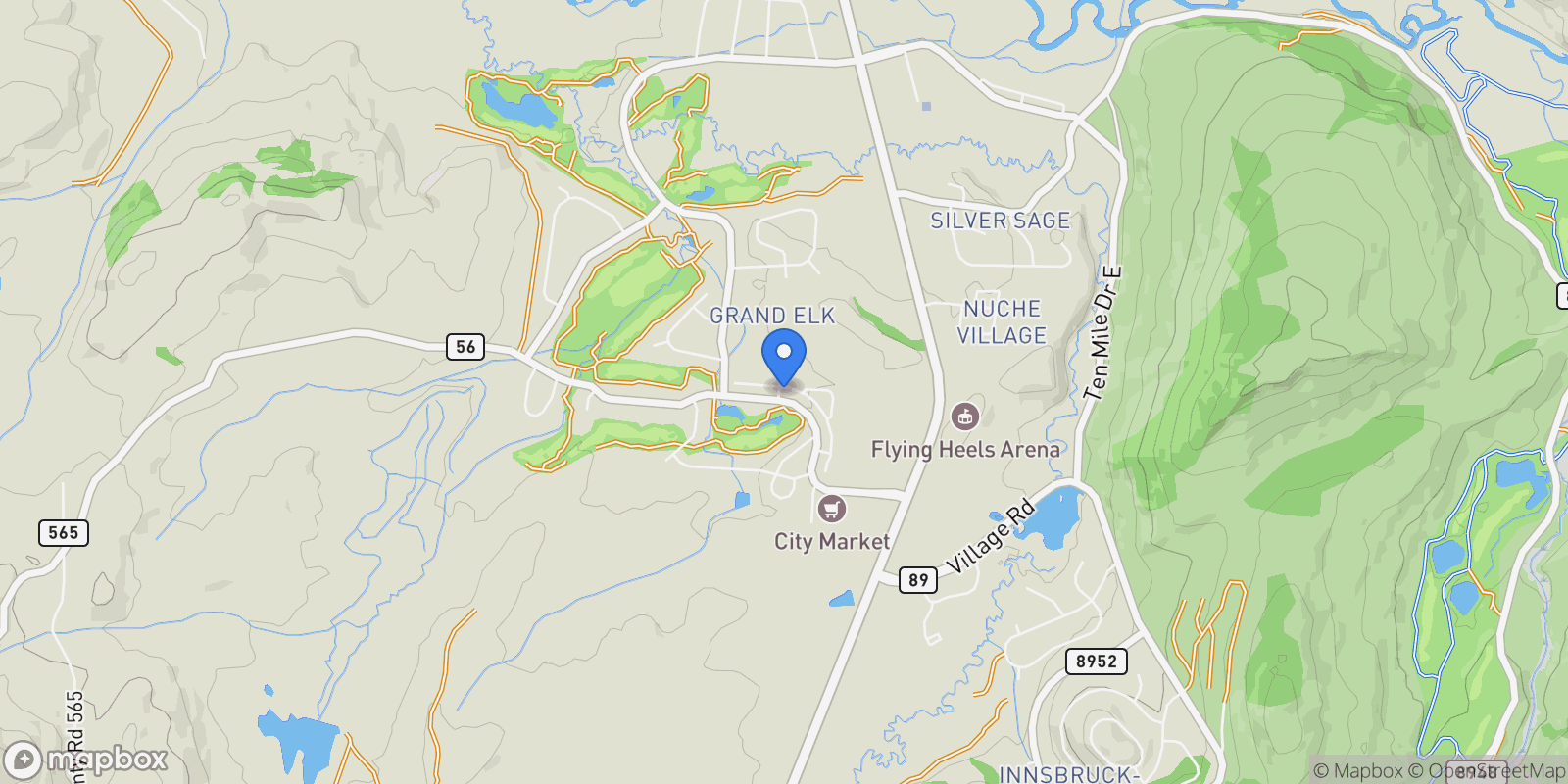 Map showing 102 Eagle Ridge , Granby, CO 80446, Granby, Colorado, United States.