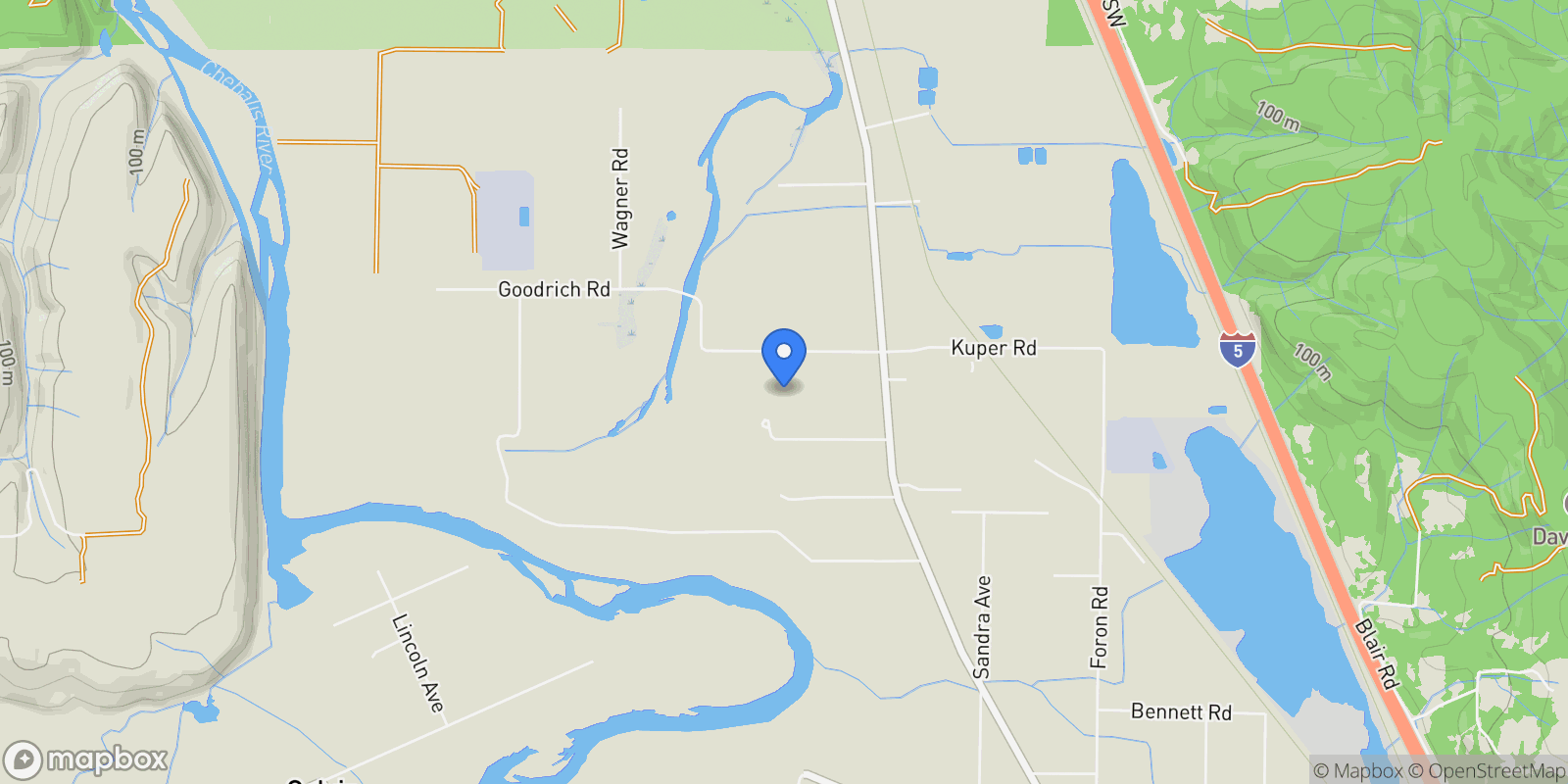 Map showing 3025 Harrison, Centralia, WA 98531, Centralia, Washington, United States.
