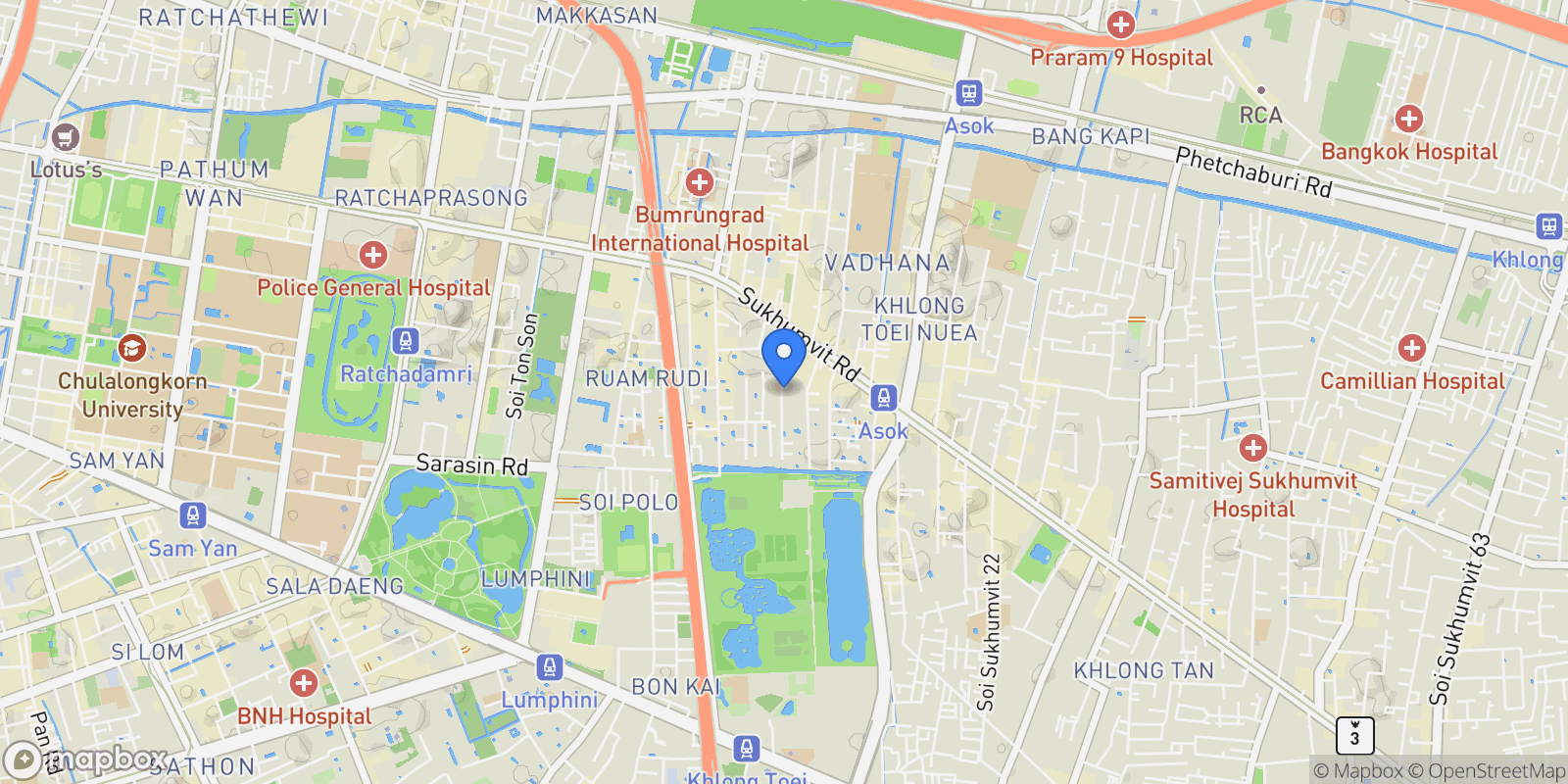 Map showing Bangkok,, Bangkok, Bangkok, Thailand.