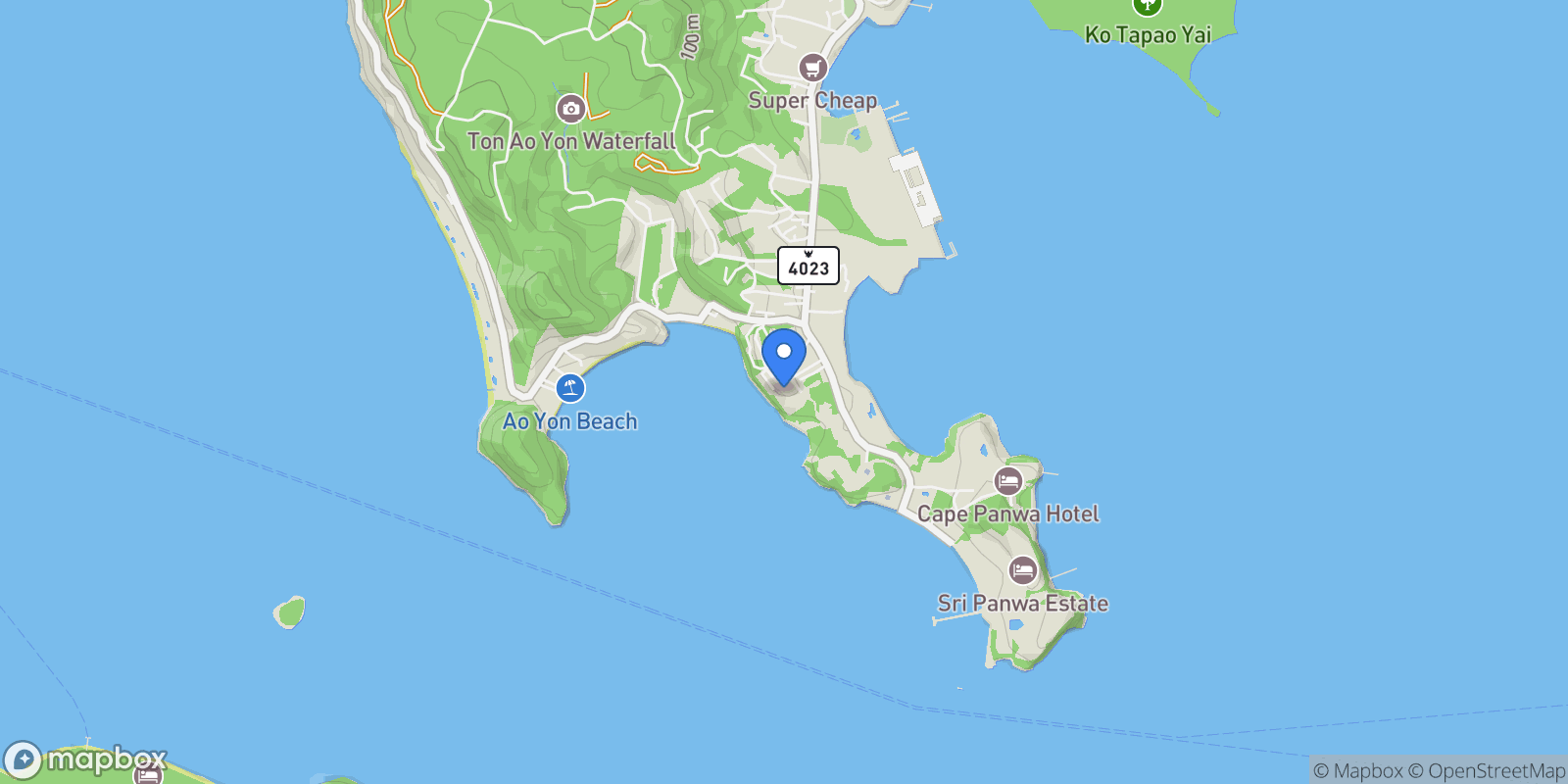 Map showing Phuket,, Wichit, Phuket, Thailand.