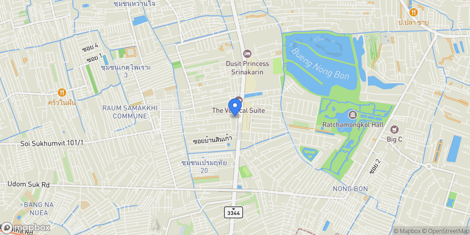 Map showing Bangkok,, Bangkok, Bangkok, Thailand.