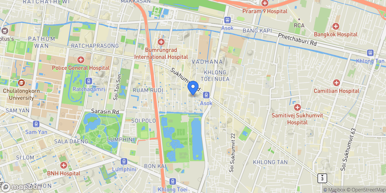 Map showing Bangkok,, Bangkok, Bangkok, Thailand.