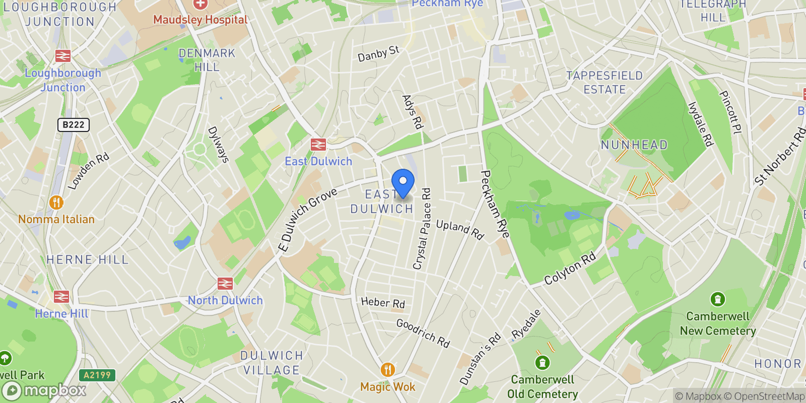 Map showing St Clement's Yard, Archdale Road, London, England, United Kingdom.