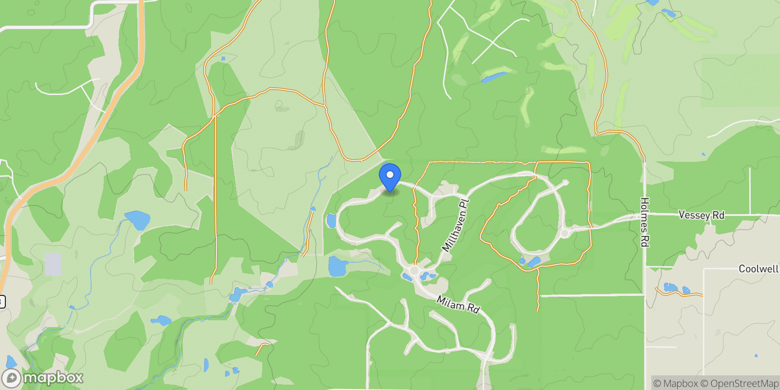 Map showing 4455 Foxchase Way , Colorado Springs, CO 80908, Colorado Springs, Colorado, United States.