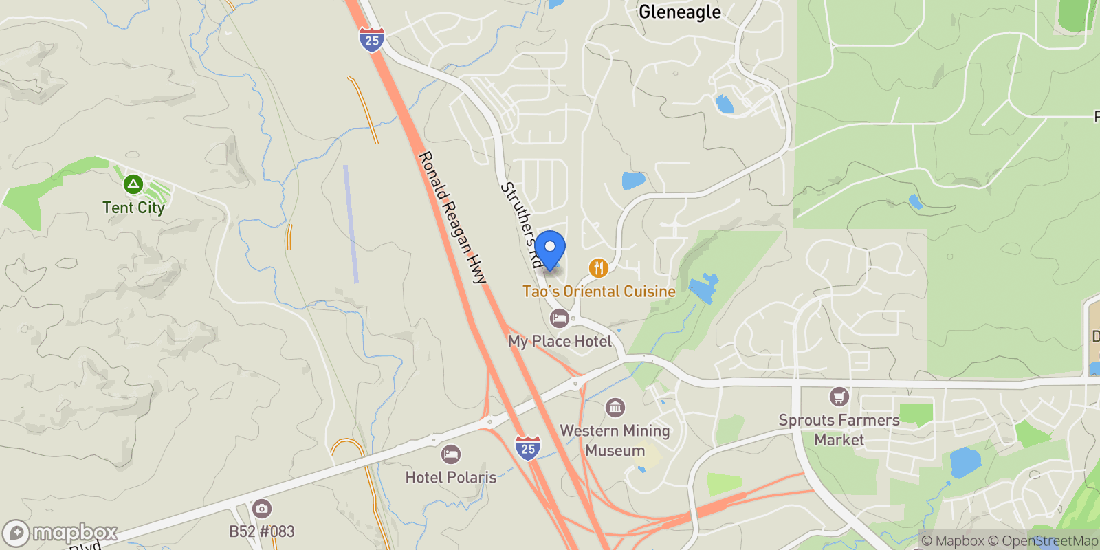 Map showing 13616 Paradise Villas Grove , Colorado Springs, CO 80921, Colorado Springs, Colorado, United States.