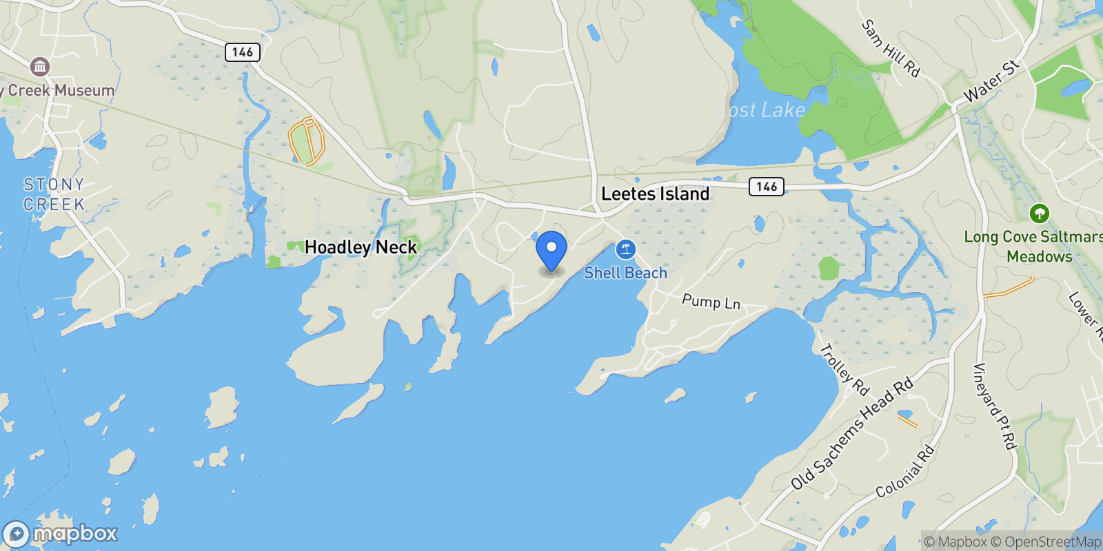 Map showing 55 Harbor View Road, Guilford, CT 06437, Guilford, Connecticut, United States.