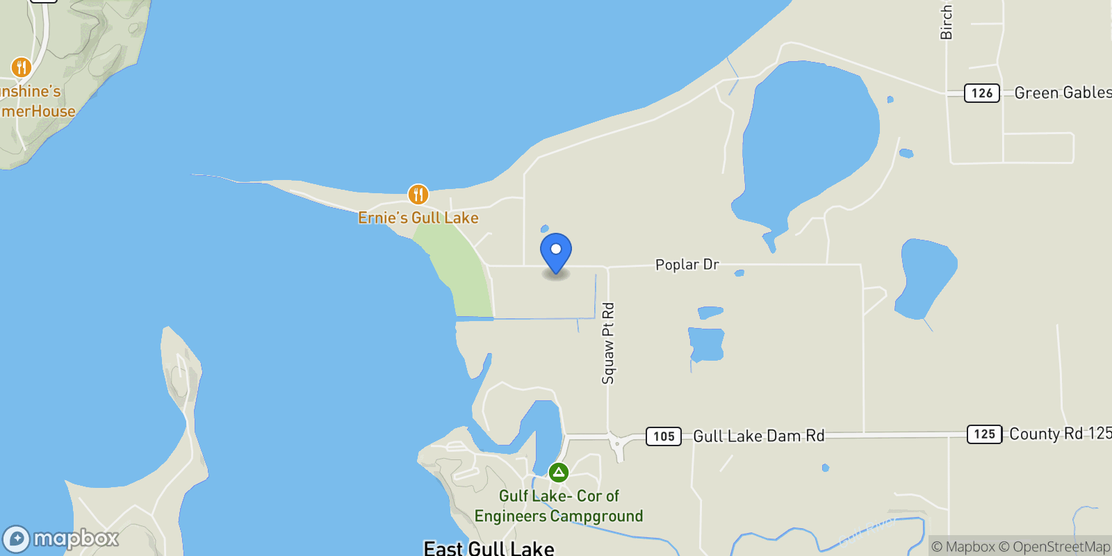 Map showing 1219 Harbor Place, Brainerd, Minnesota, United States.
