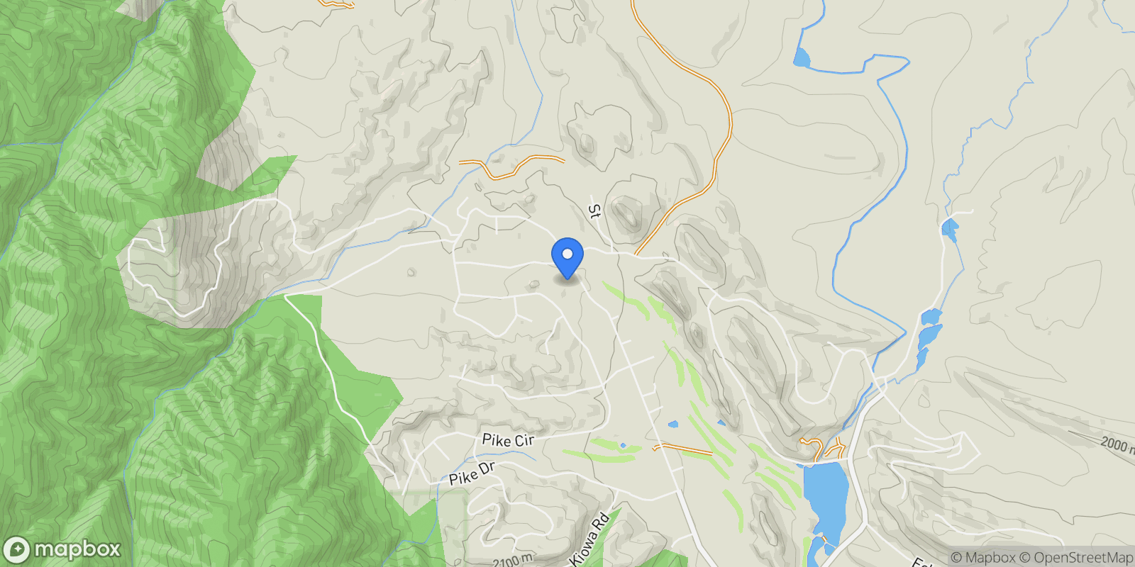 Map showing 6399 Perry Park Boulevard , Larkspur, CO 80118, Larkspur, Colorado, United States.