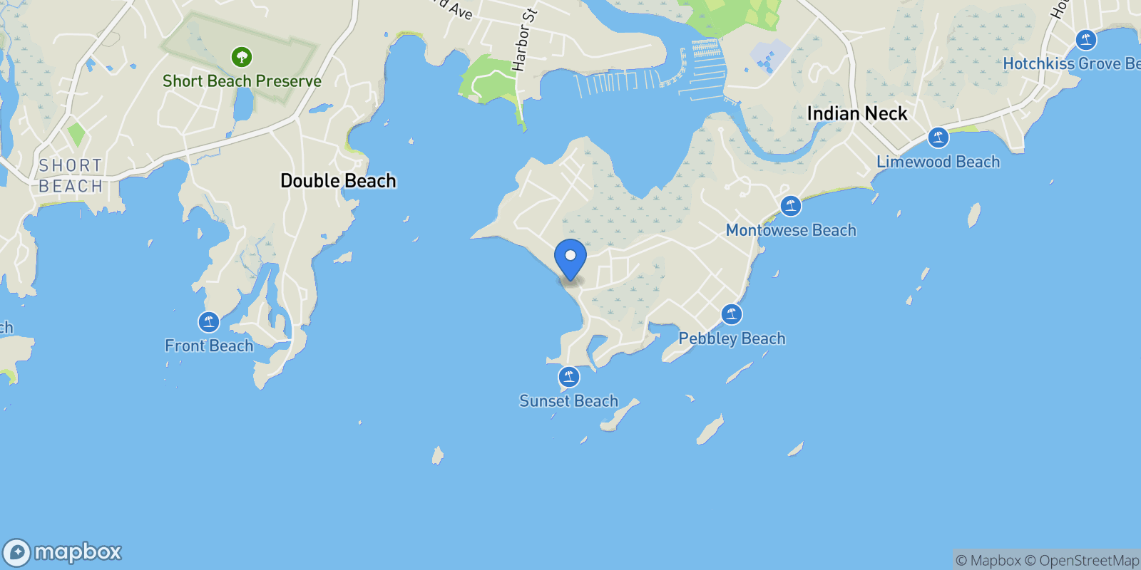 Map showing 21 Sagamore Cove Road, Branford, CT 06405, Branford, Connecticut, United States.