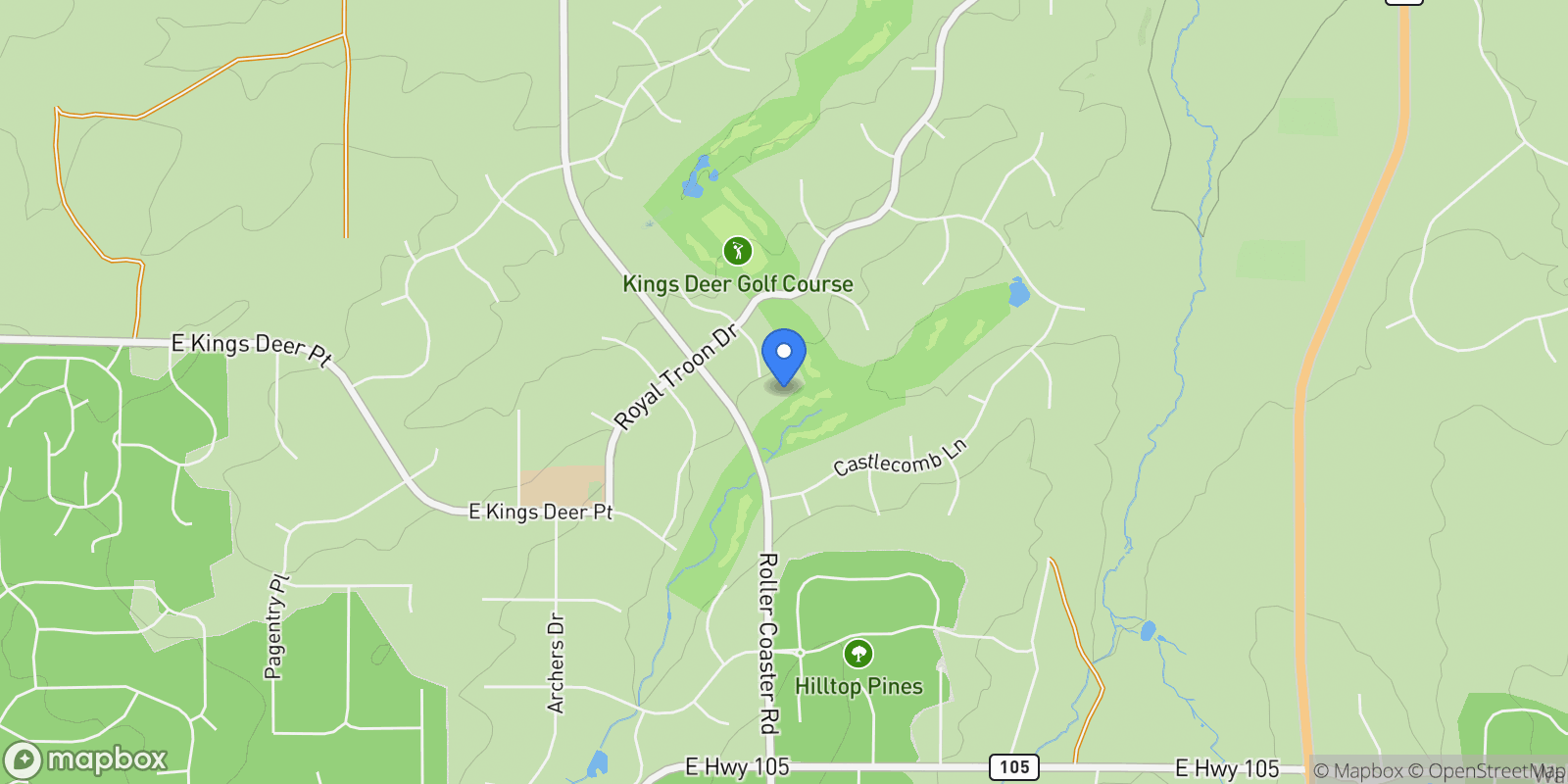 Map showing 19155 Lochmere Court , Monument, CO 80132, Monument, Colorado, United States.