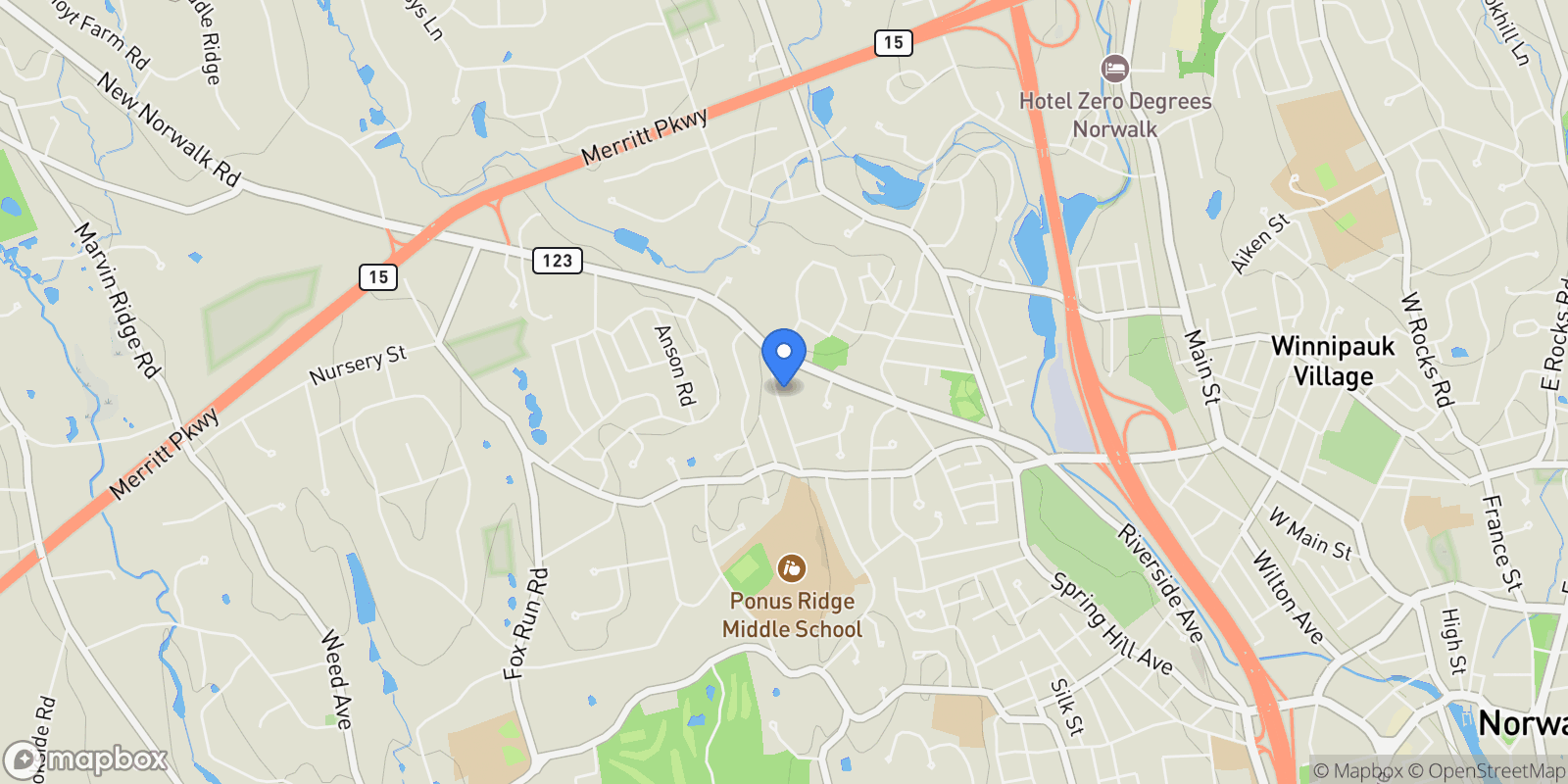 Map showing 8 Lloyd Road, Norwalk, CT 06850, Norwalk, Connecticut, United States.