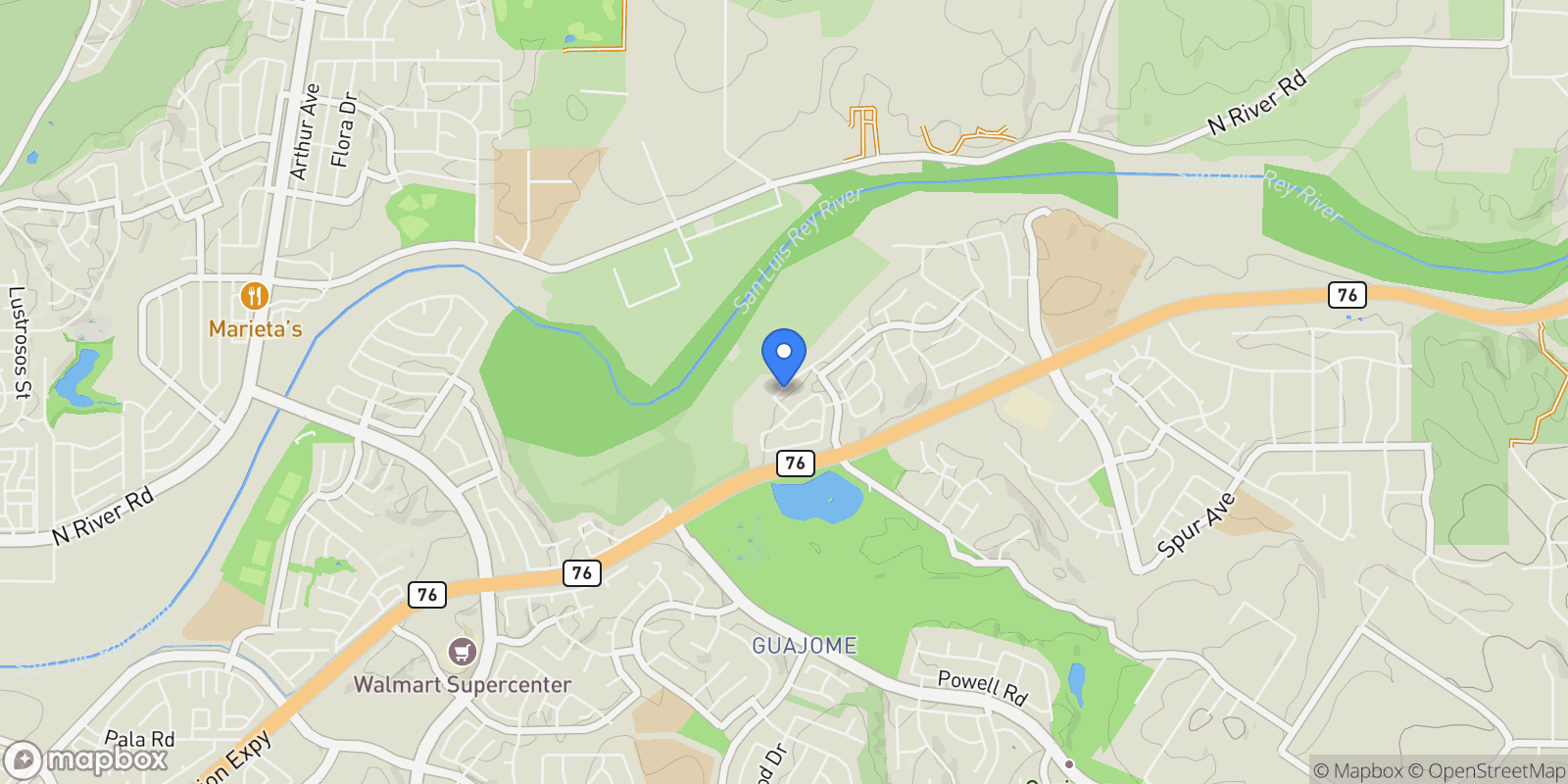 Map showing 5349 Gooseberry Way, Oceanside, CA 92057, Oceanside, California, United States.