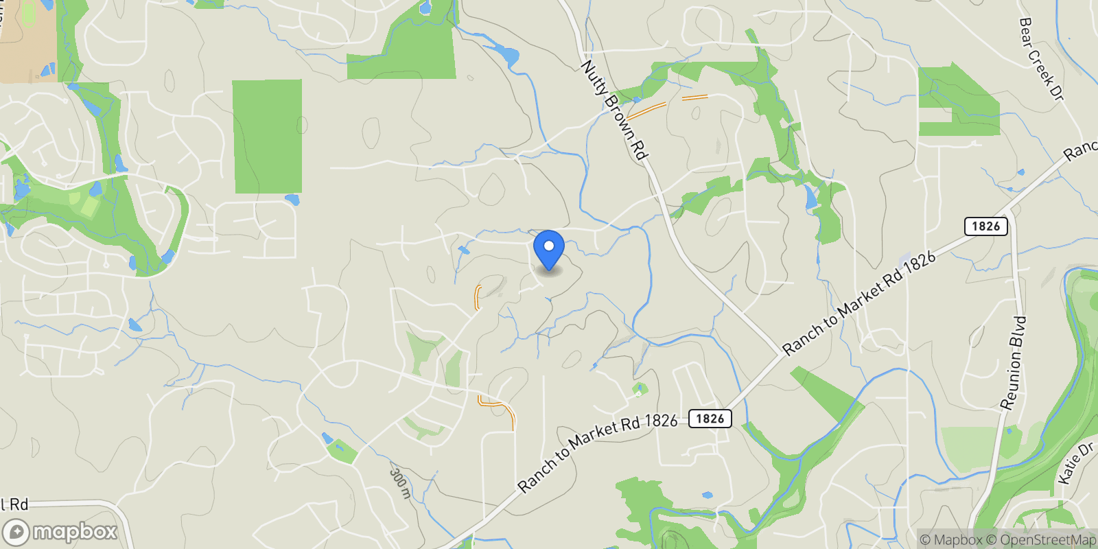 Map showing 14415 Evergreen CV, Austin, Texas, United States.