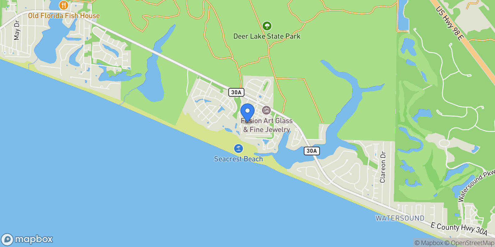 Map showing 25 Peace Lane , Inlet Beach, FL 32461, Rosemary Beach, Florida, United States.