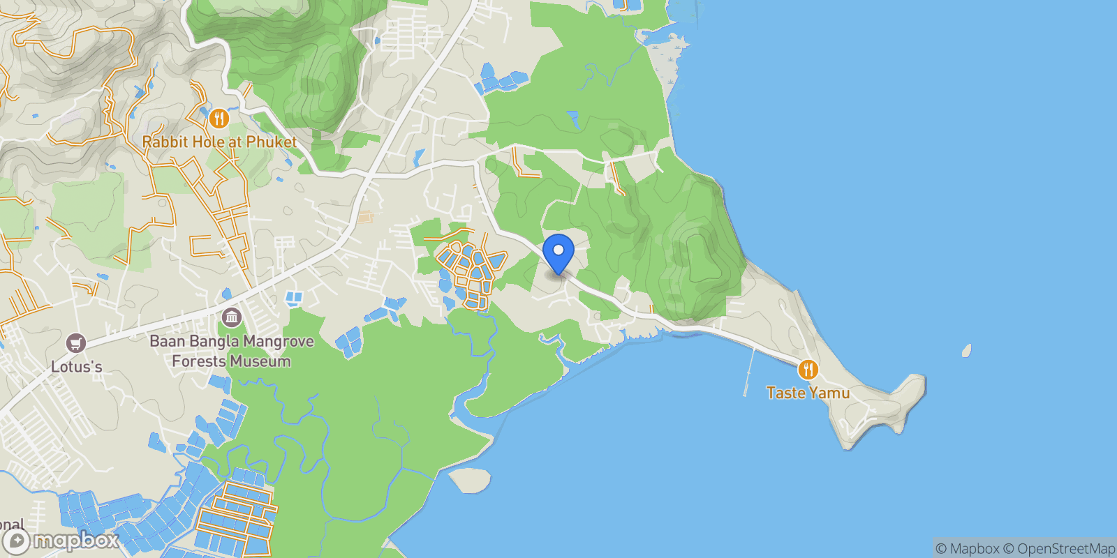 Map showing Phuket,, Pa Klok, Phuket, Thailand.