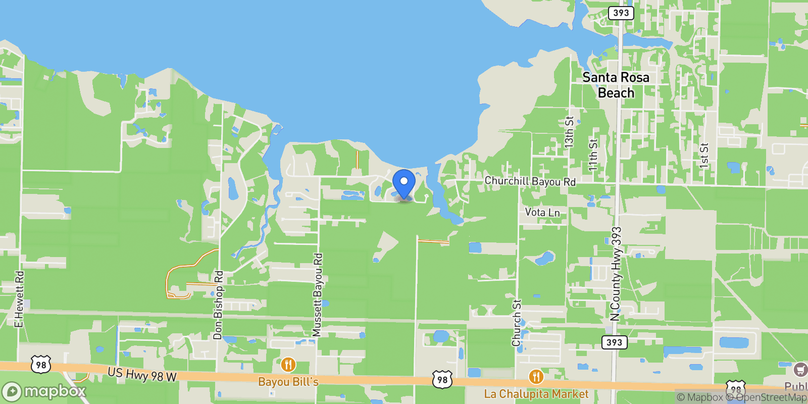 Map showing 314 Tyler Drive , Santa Rosa Beach, FL 32459, Santa Rosa Beach, Florida, United States.