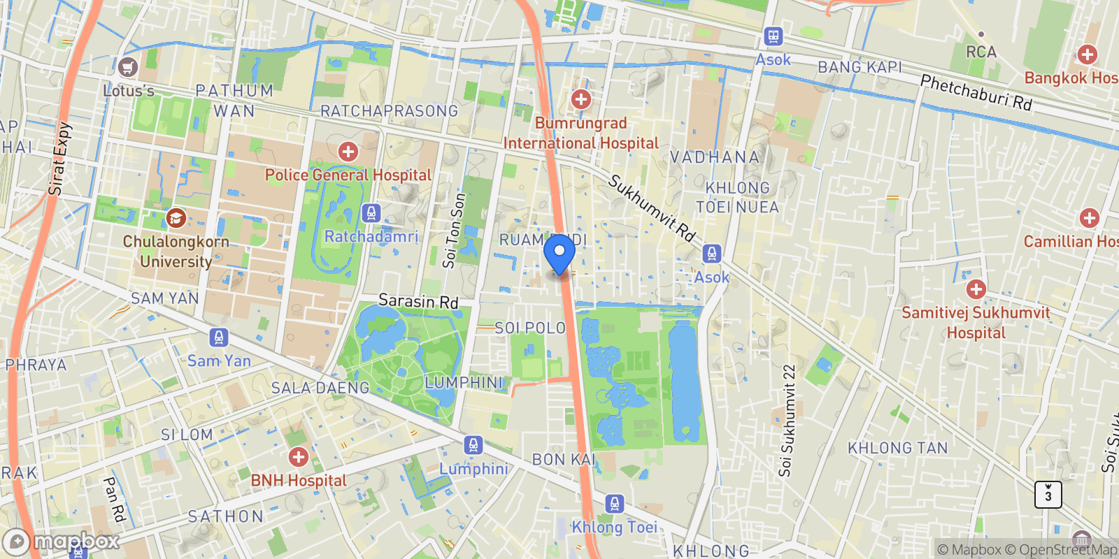 Map showing Bangkok,, Bangkok, Bangkok, Thailand.
