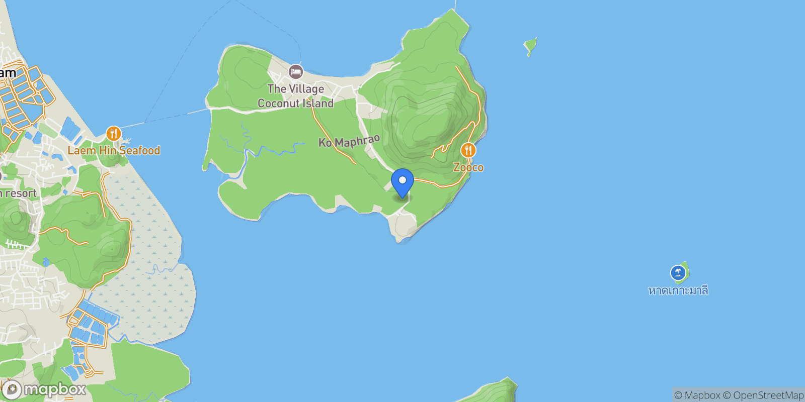 Map showing Phuket,, Ko Kaeo, Phuket, Thailand.