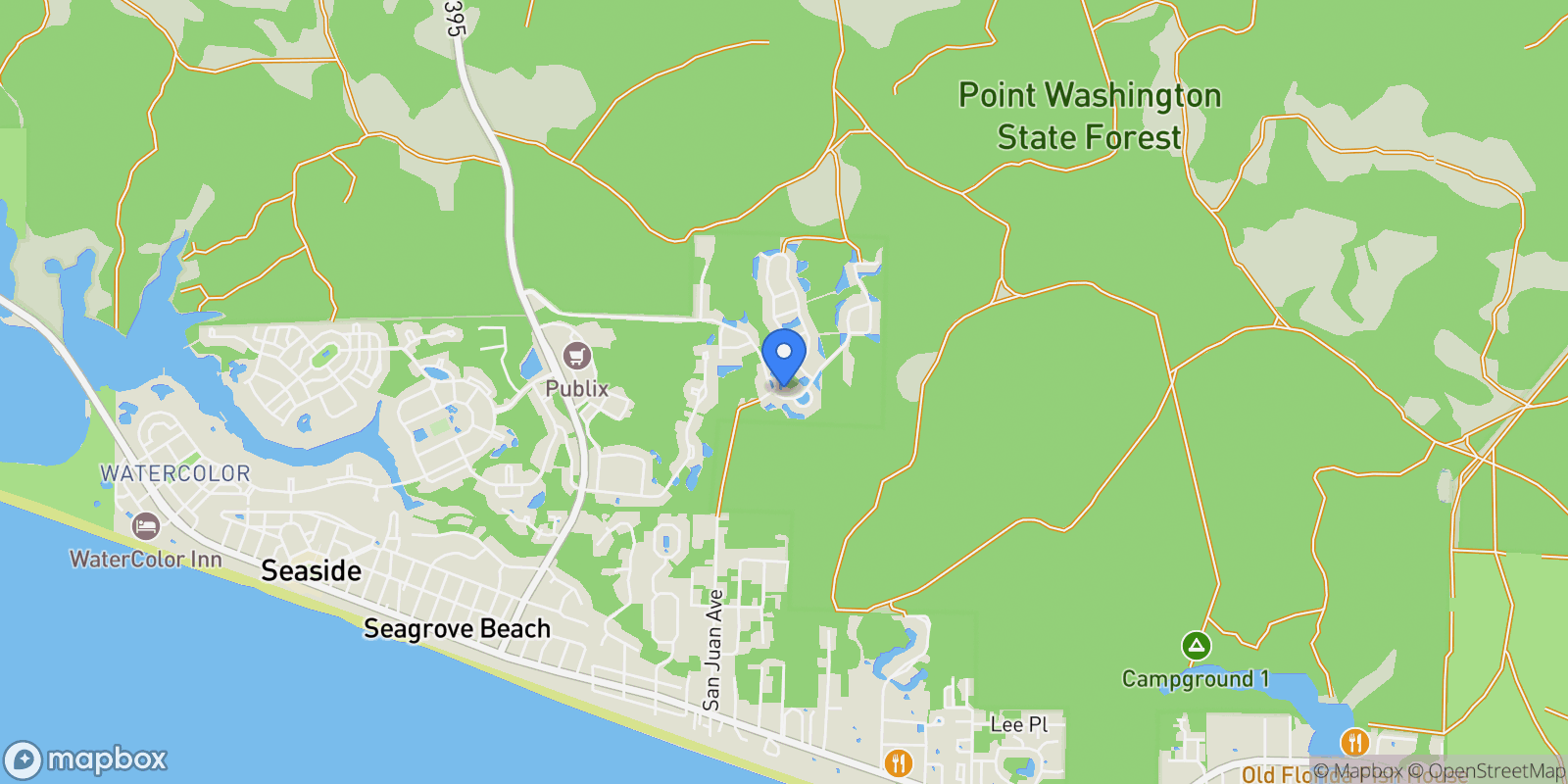 Map showing 859 Sandgrass Boulevard , Santa Rosa Beach, FL 32459, Santa Rosa Beach, Florida, United States.