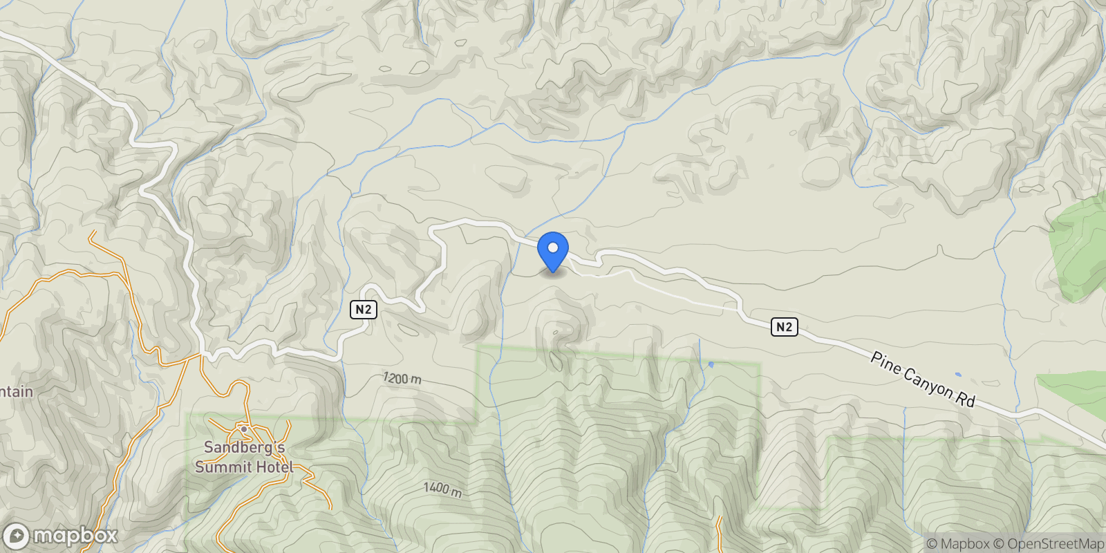 Map showing 31008 Pine Canyon Road, Lake Hughes, California, United States.