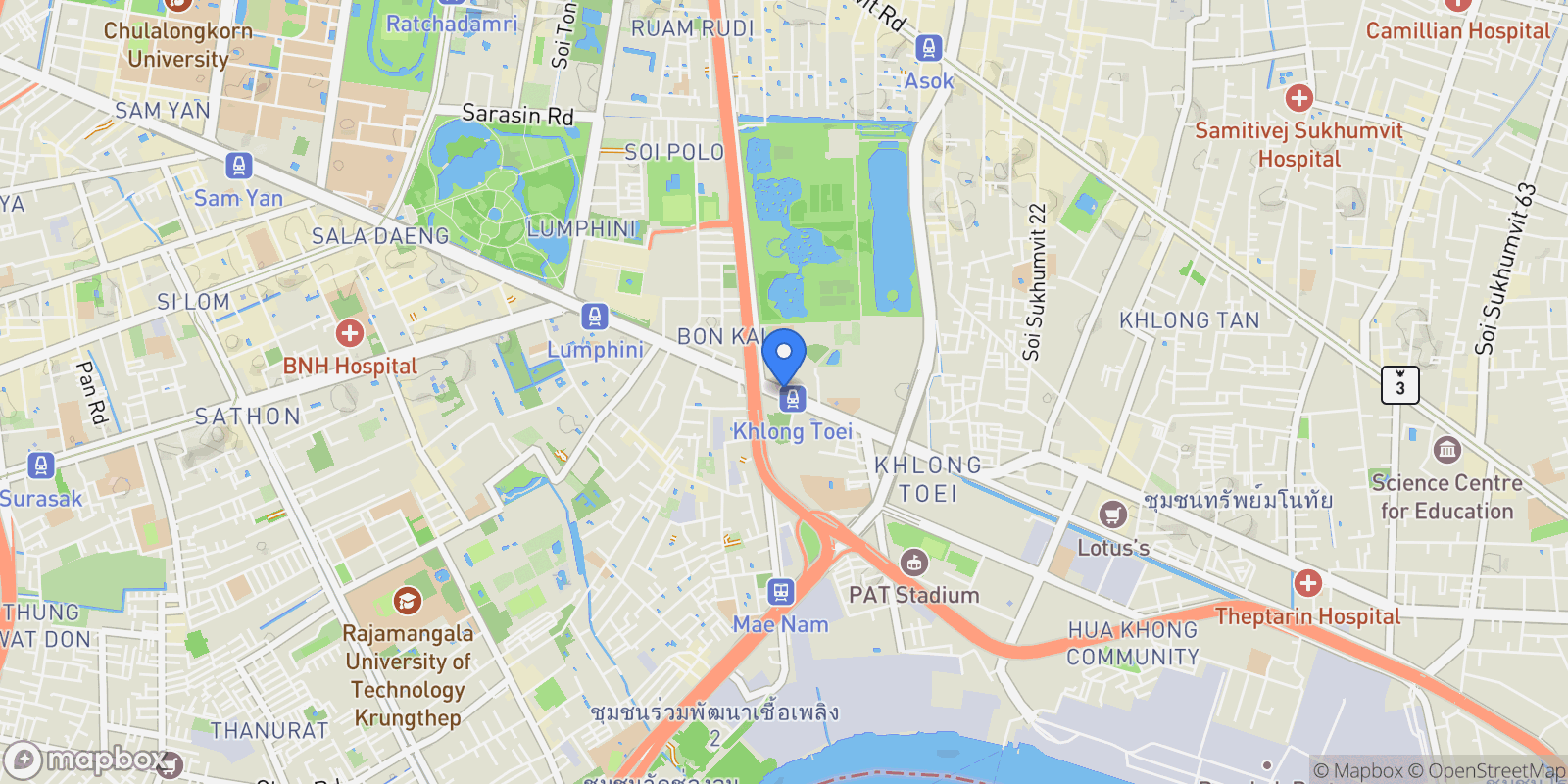 Map showing Bangkok,, Bangkok, Bangkok, Thailand.