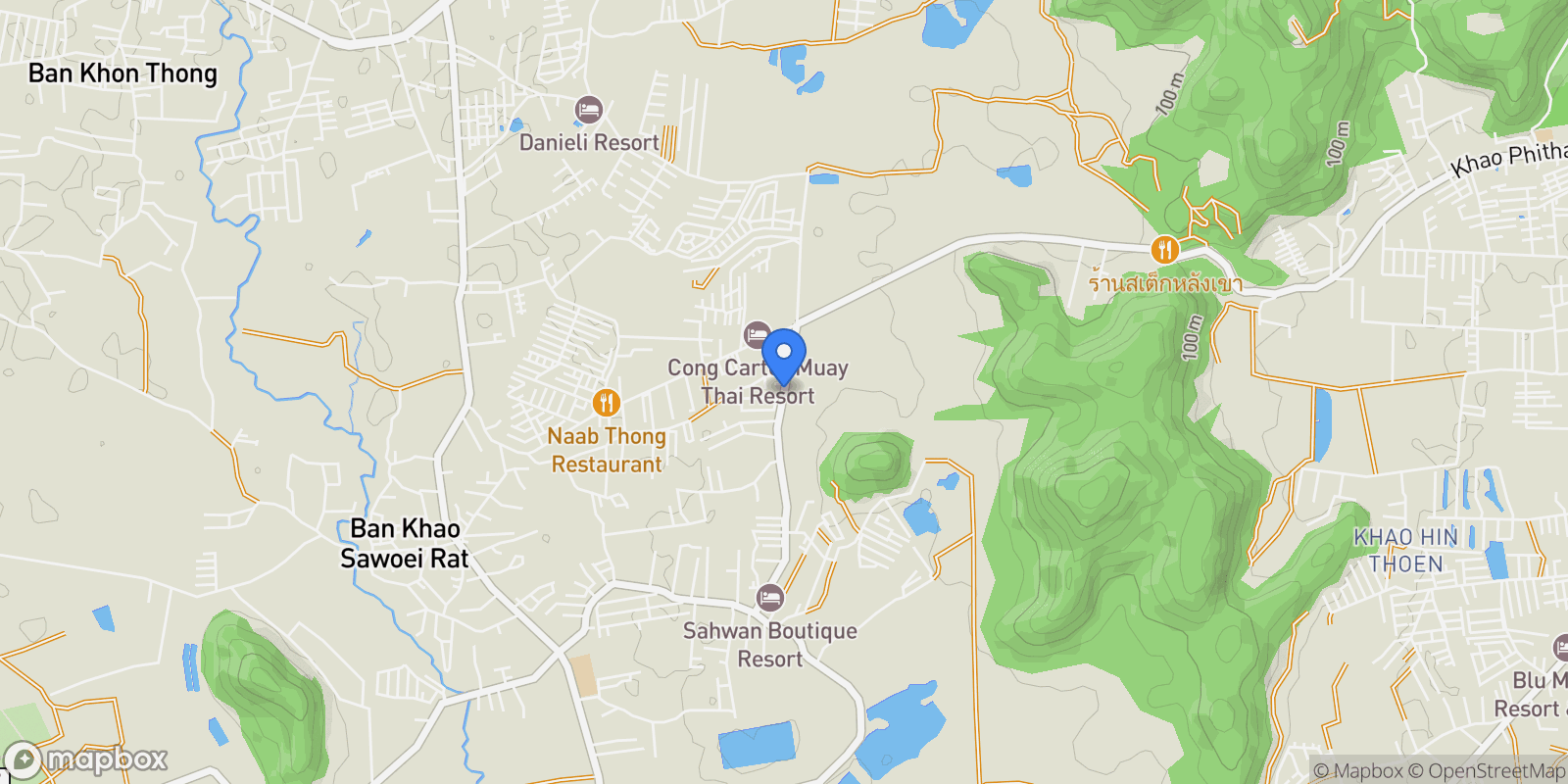 Map showing Prachuap Khiri Khan,, Thap Tai, Tanintharyi Region, Thailand.