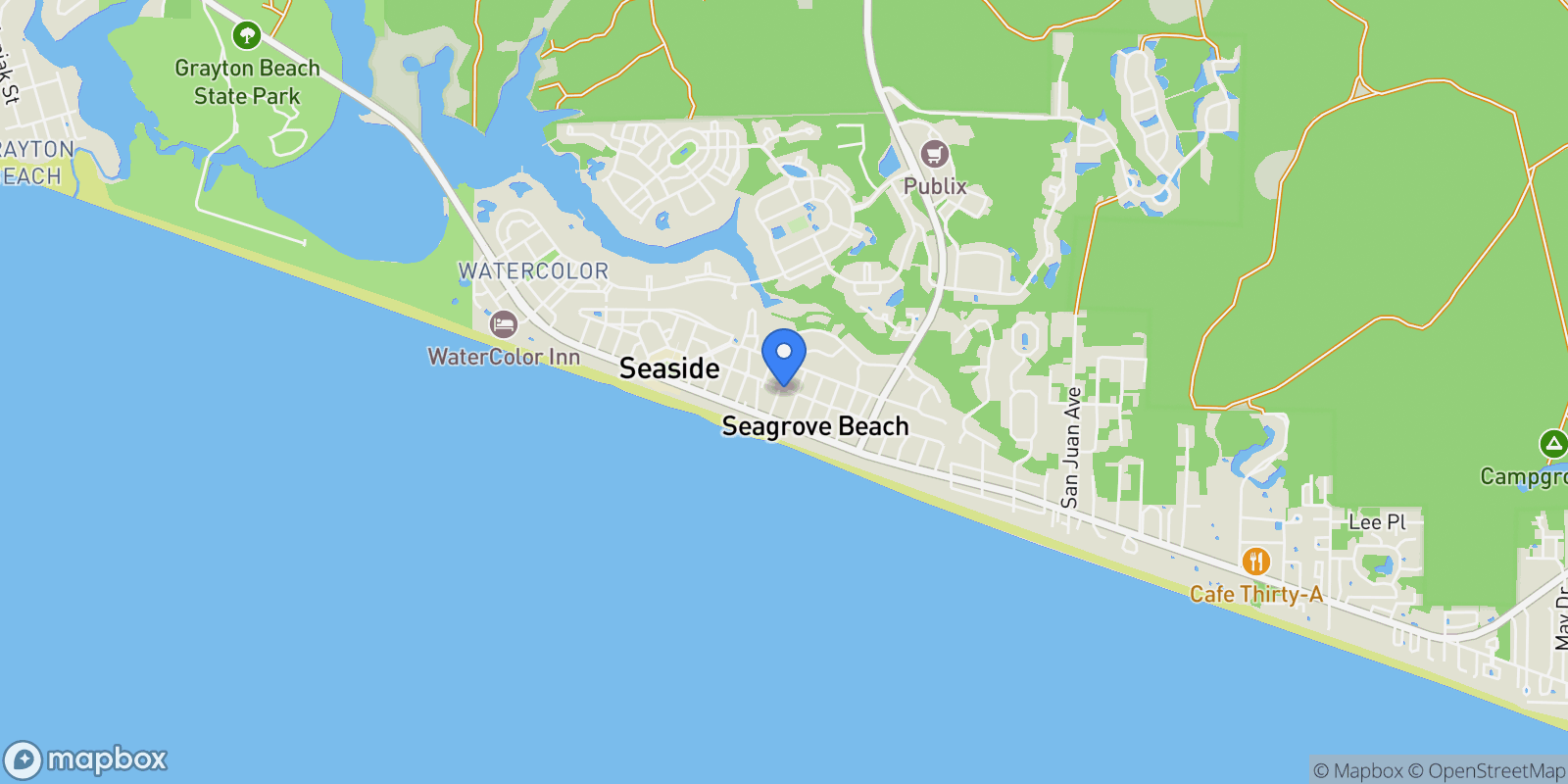 Map showing 80 Dogwood Street , Santa Rosa Beach, FL 32459, Santa Rosa Beach, Florida, United States.