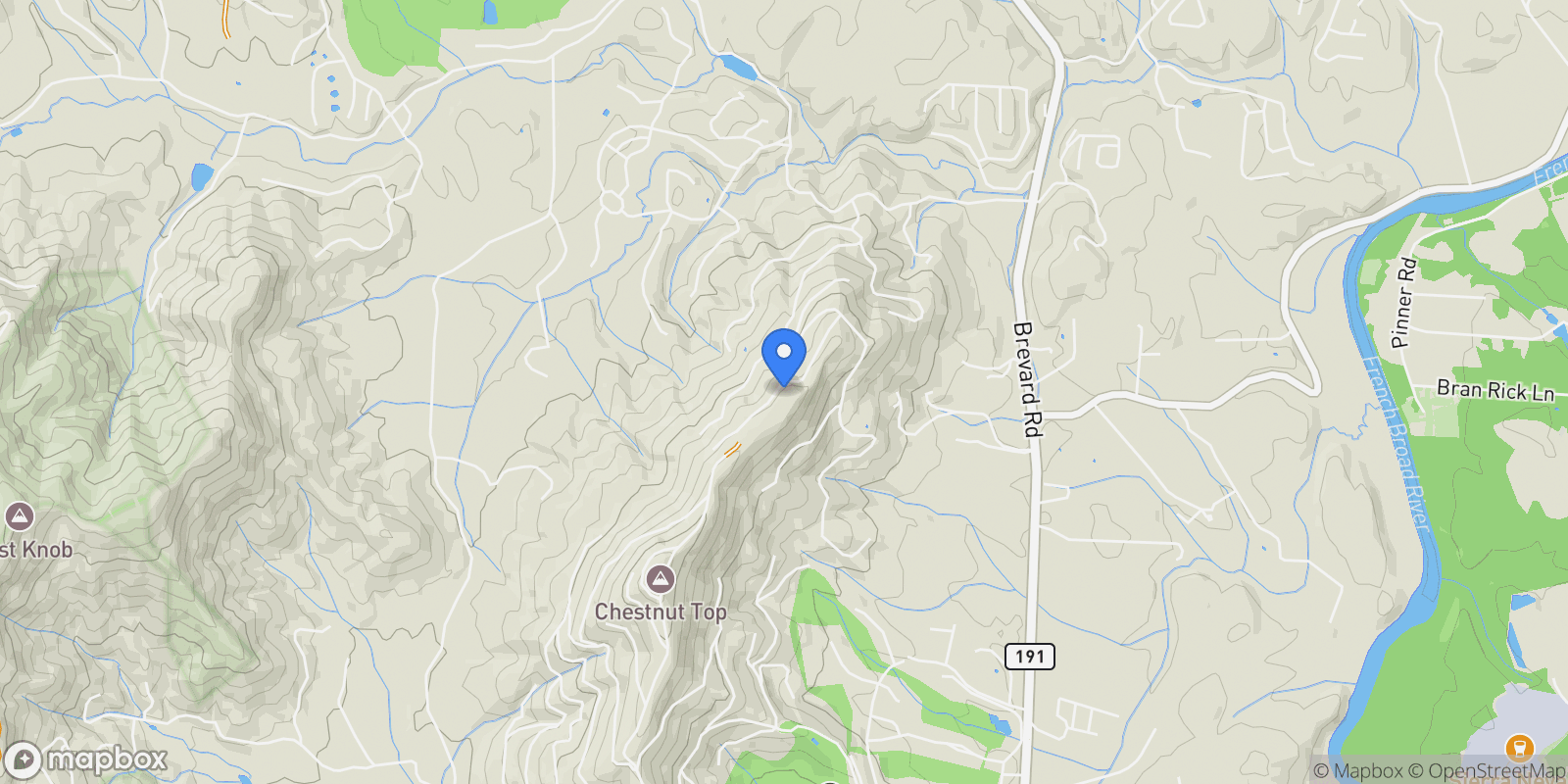 Map showing 510 Cloud Top, Arden, NC, 28704, USA, Mills River, North Carolina, United States.