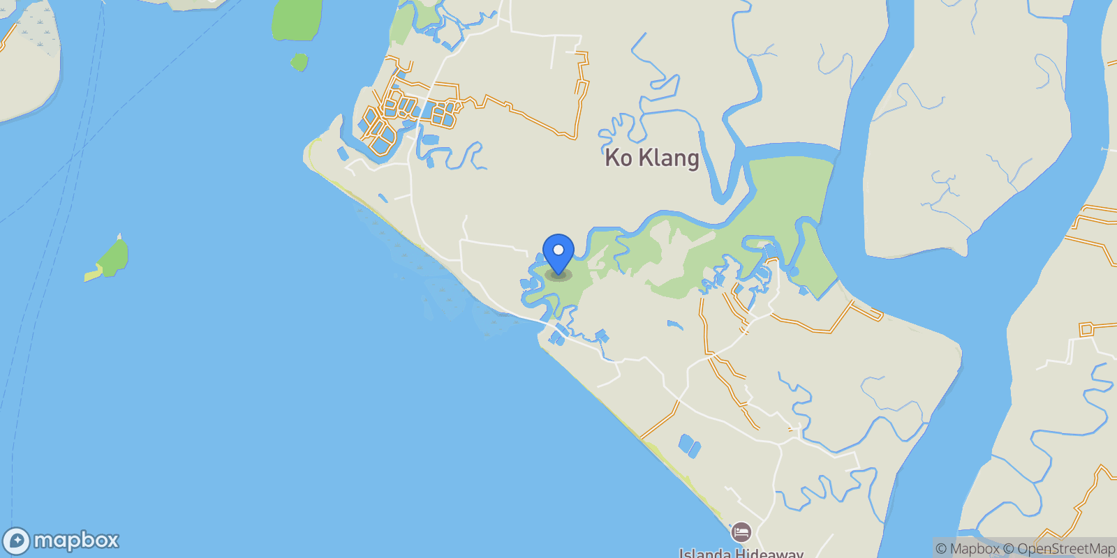 Map showing Krabi,, Khlong Prasong, Krabi, Thailand.
