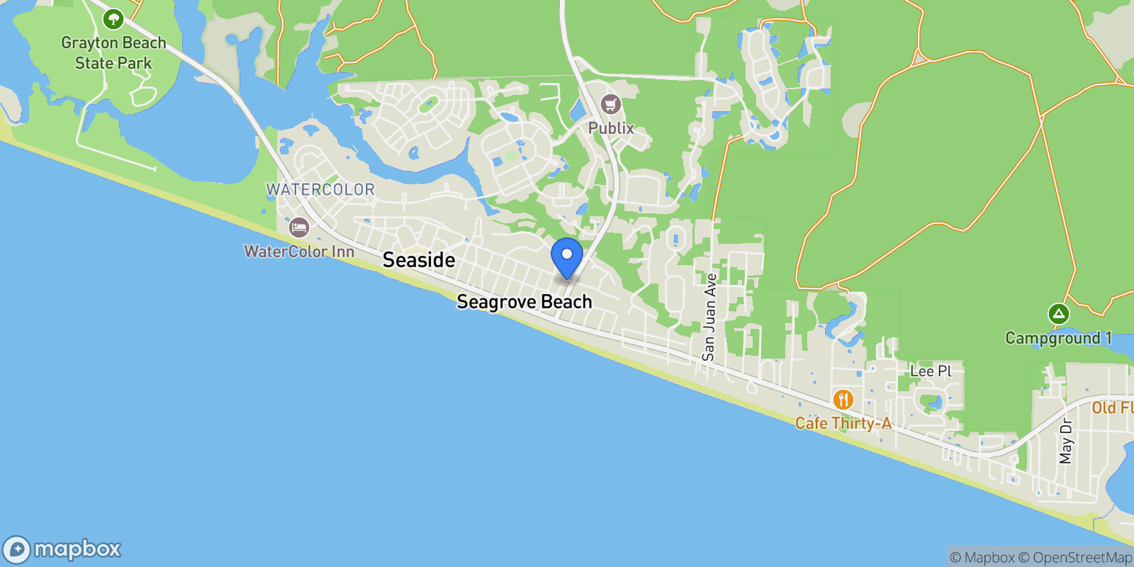 Map showing 2900 South County Highway 395 , Santa Rosa Beach, FL 32459, Santa Rosa Beach, Florida, United States.